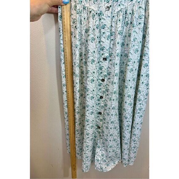 La Vie Rebecca Taylor Poppy Fields Milk Combo Embroidered Lace Cap Sleeves Dress - Picture 9 of 12